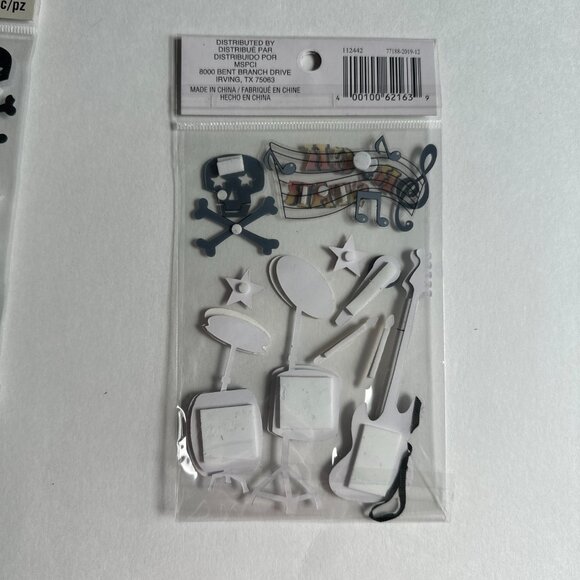 Scrapbooking Stickers Musical 3D Recollections Journaling Arts and Craft… - Picture 3 of 4